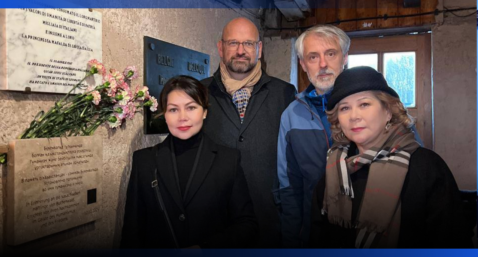 Image for В Германии установили мемориальную доску казахстанским узникам Бухенвальда